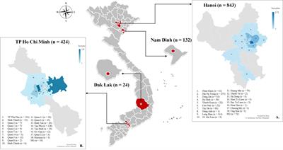 The detection of zoonotic microorganisms in Rhipicephalus sanguineus (brown dog ticks) from Vietnam and the frequency of tick infestations in owned dogs